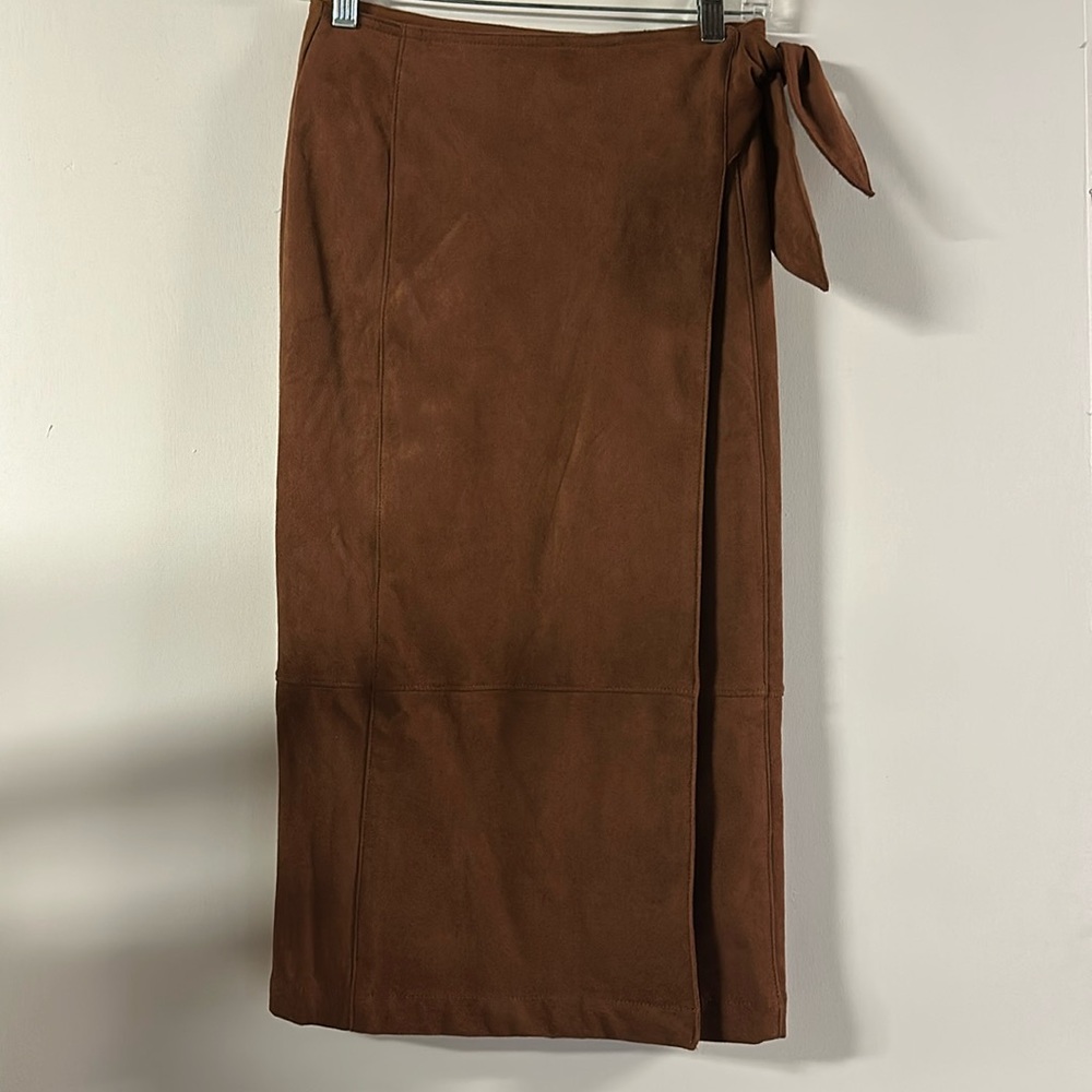 Tie Wrap Pencil Skirt